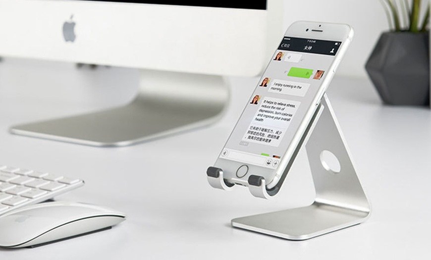Image 2: Aluminium Stands for Phones, Tablets & Laptops