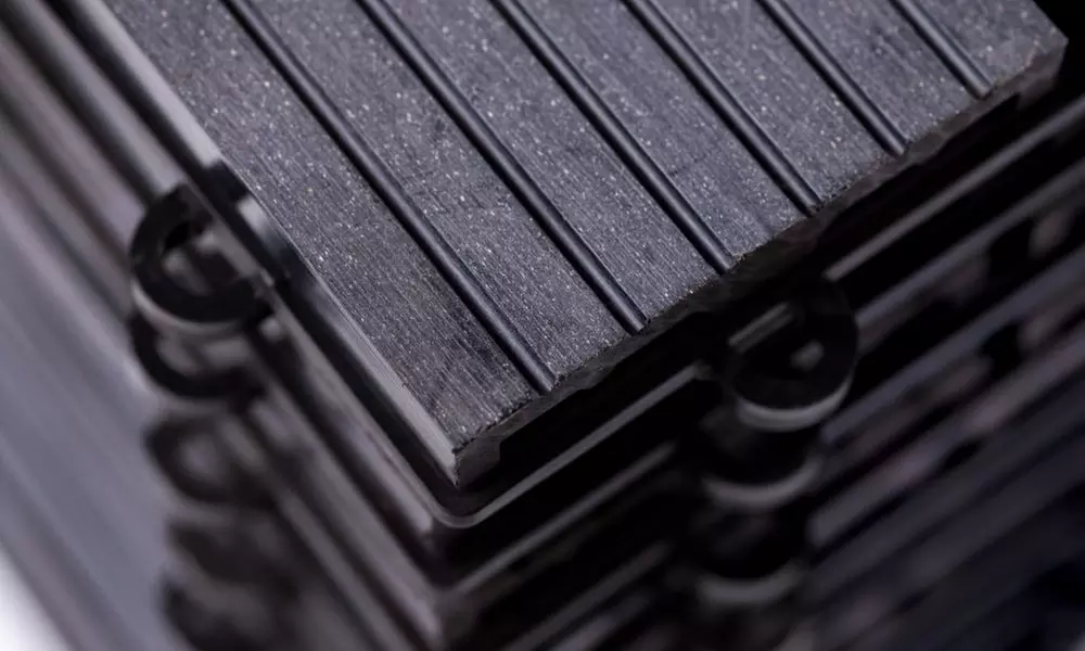 Up to 50 Packs of Non-Slip Decking Tiles - Grey or Brown