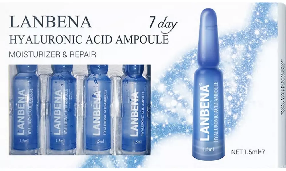 7, 14 ou 21 jours de sérum ampoules acide hyaluroniques anti-âge et raffermissant - Primary Image