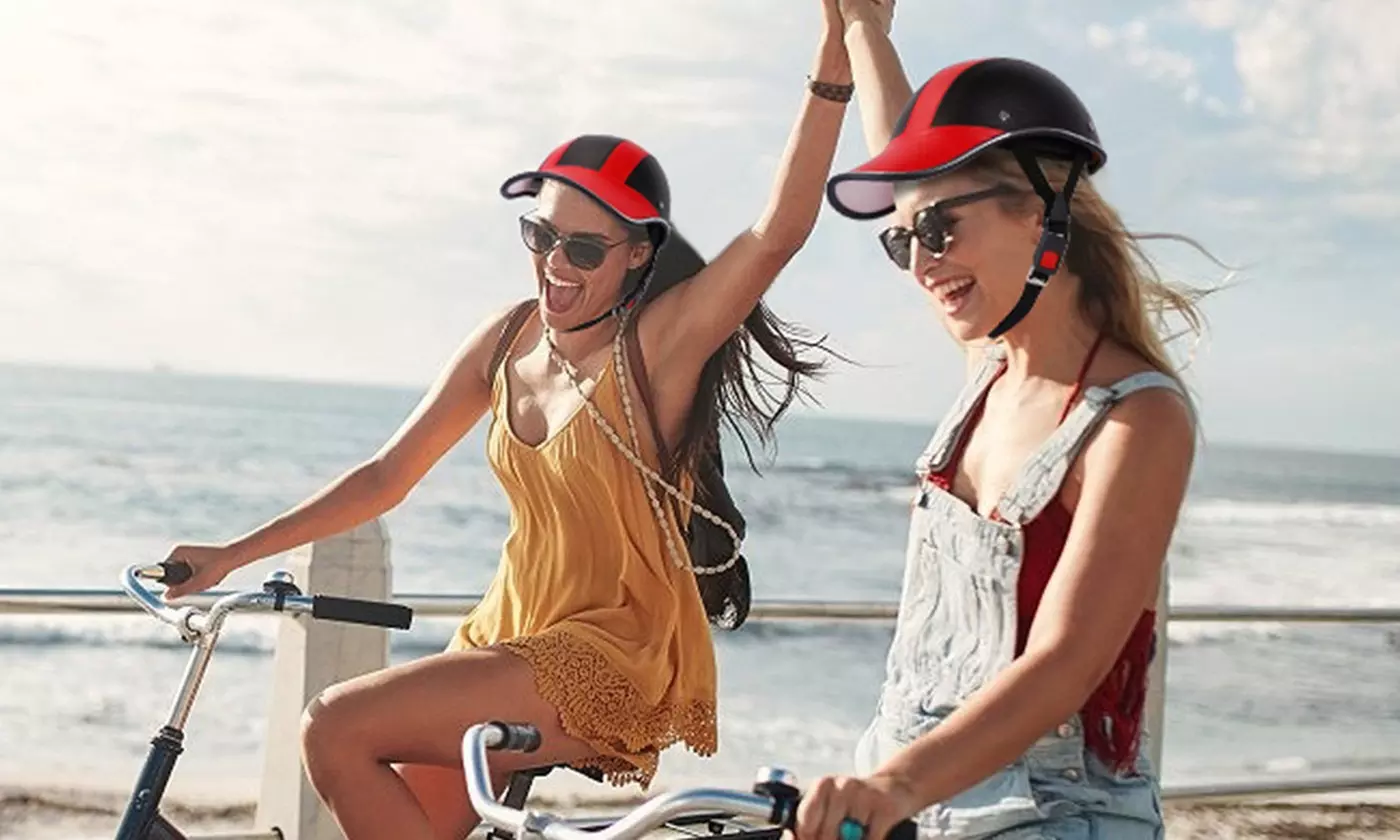 LakeForest Cycling Safety Helmet Stylish Bike Helmet with Baseball Cap Design