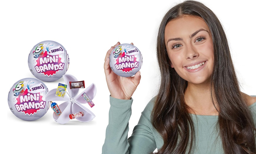 Image 1: One or Two 5 Surprise Mini Brands Series 3 Collectibles