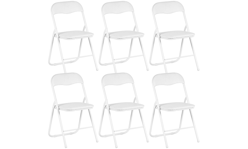 Image 7: Lot de 6 chaises pliables 