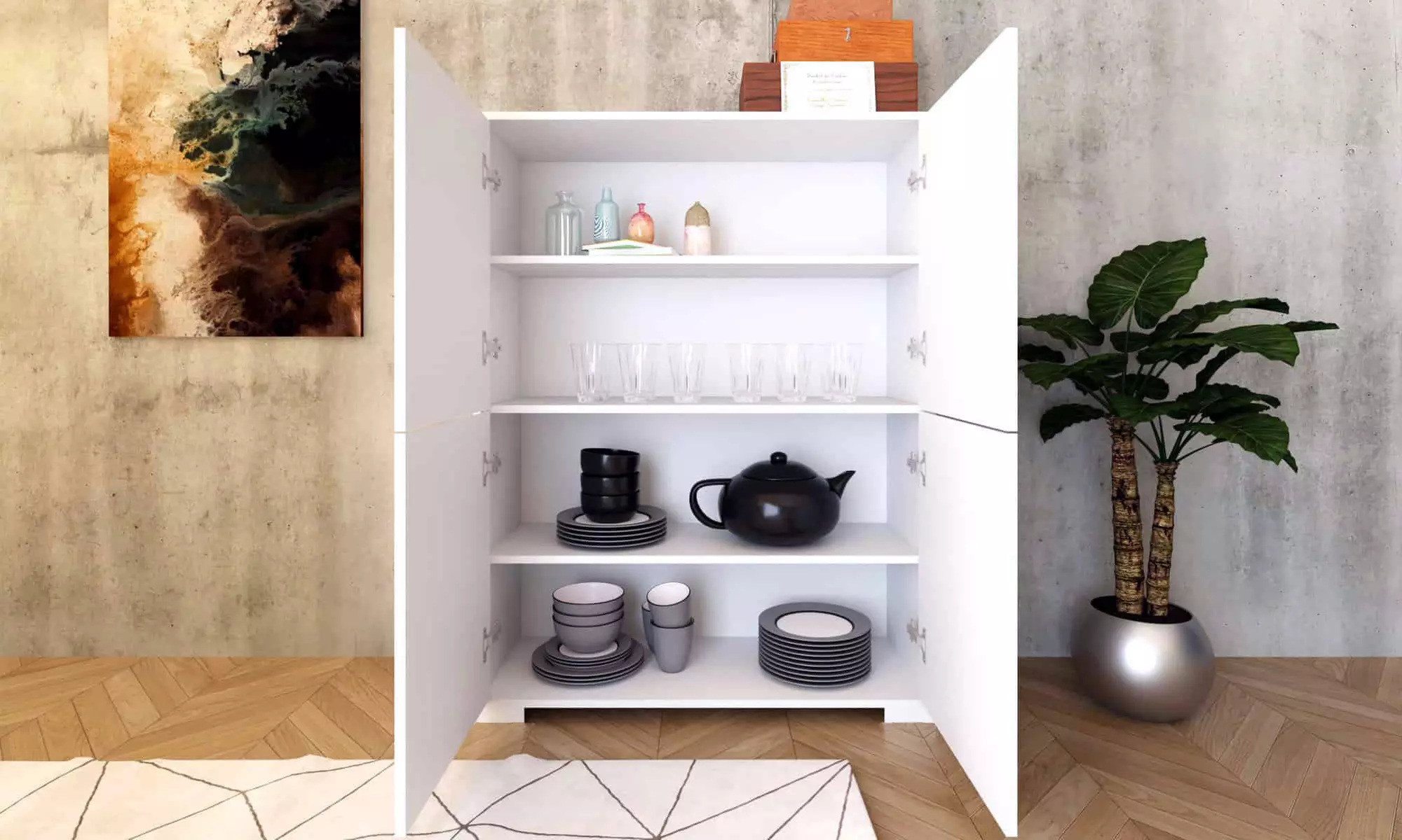 Wohnmöbel Lumina: Kommode, TV-Schrank oder Highboard