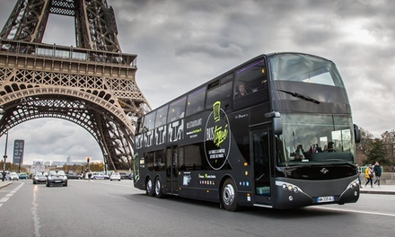 Déjeuner "Rive Gauche" - Coupe de champagne au Bus Champs-Elysées