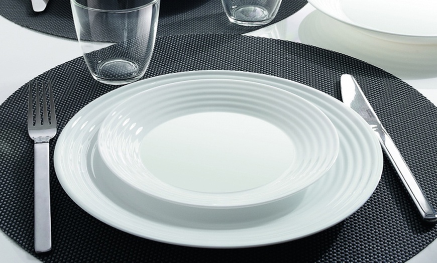 Image 1: Luminarc 19-Piece Dinner Set