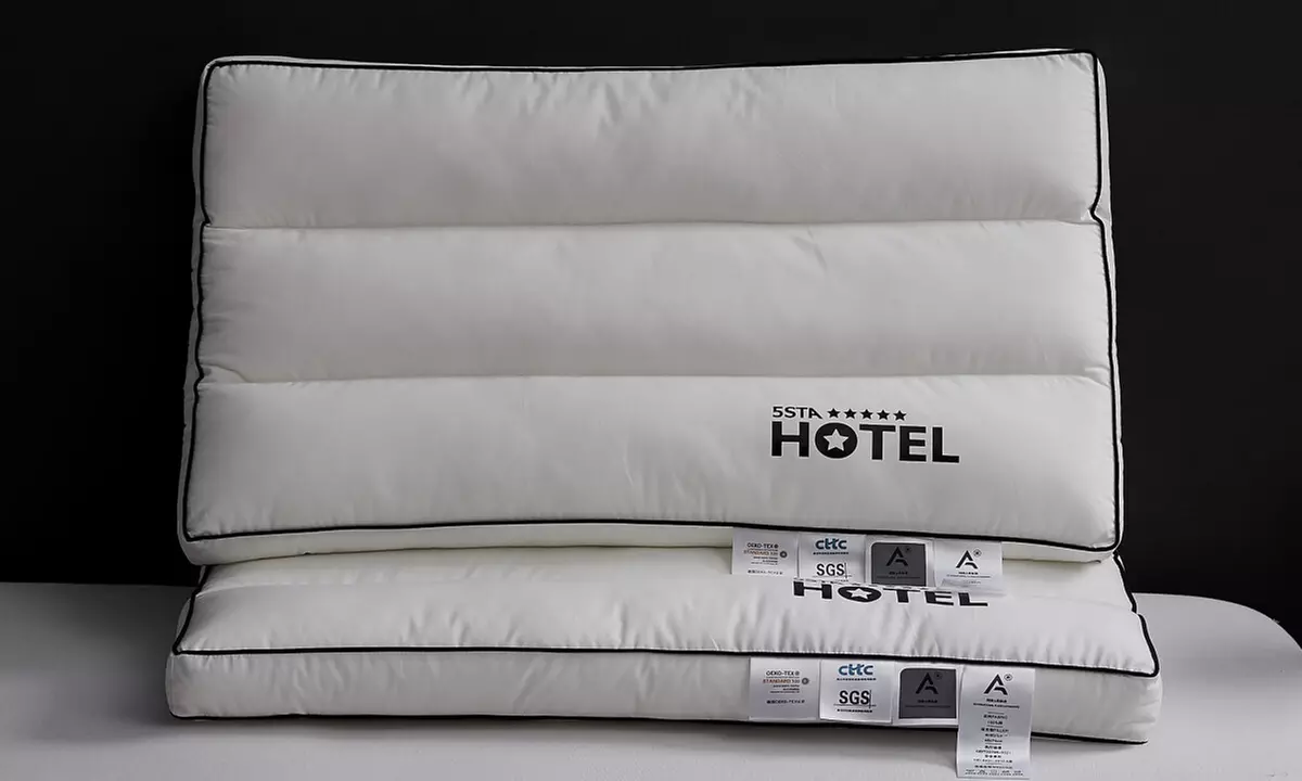 100% Cotton Five Star Hotel Pillow 2 Pack Set