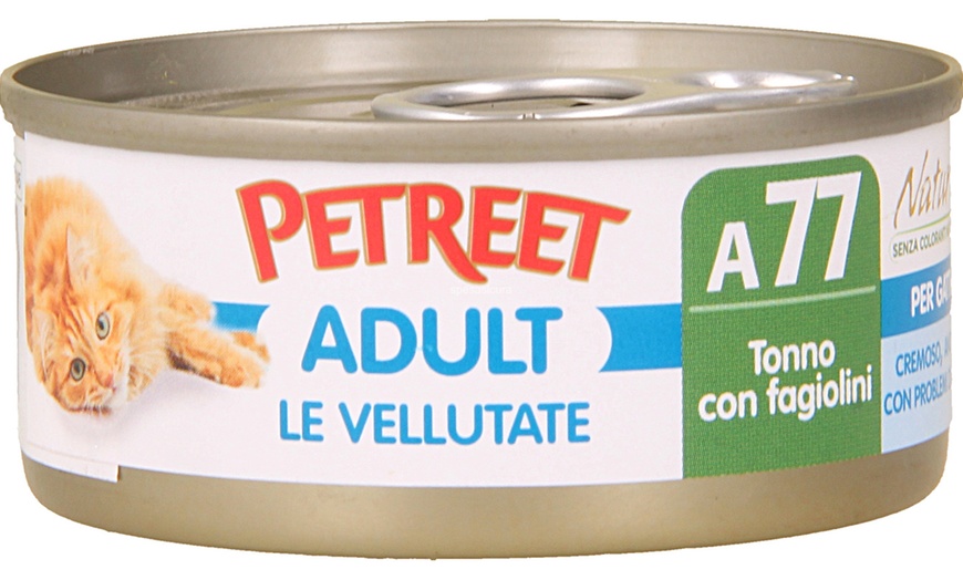 Image 7: Box Petreet per gatti con 60 scatolette da gusti misti