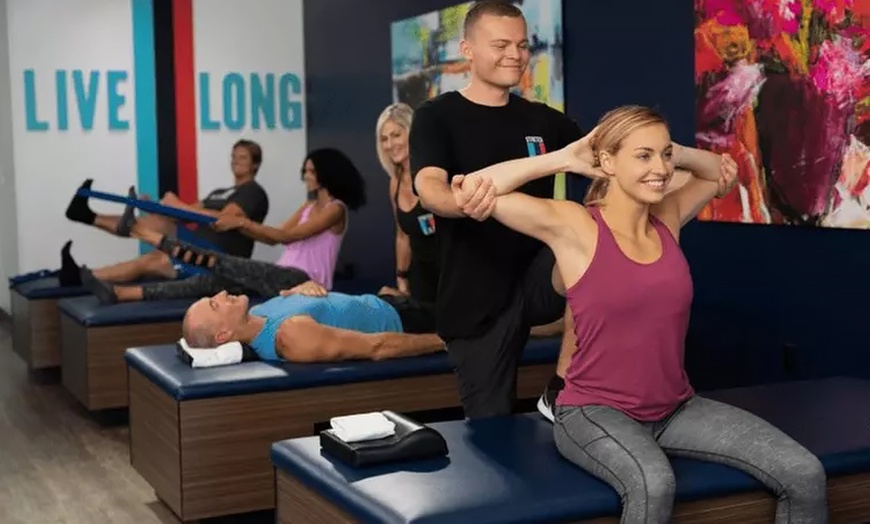 Image 6: 25 or 50-Min 1-on-1 Stretch, Grip Socks & Mobility or Jumpstart Bundle