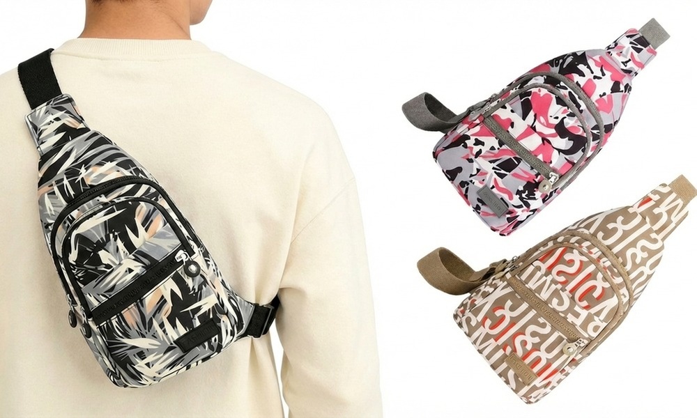 Borsa a tracolla crossbody multistrato