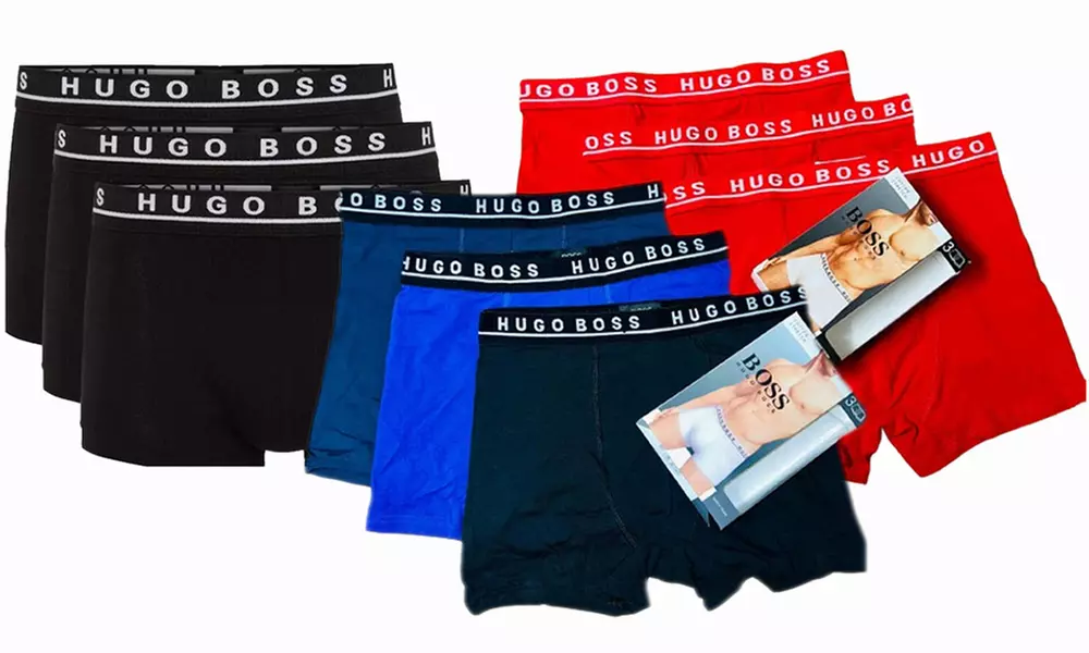 Pack di 3 boxer da uomo di Hugo Boss