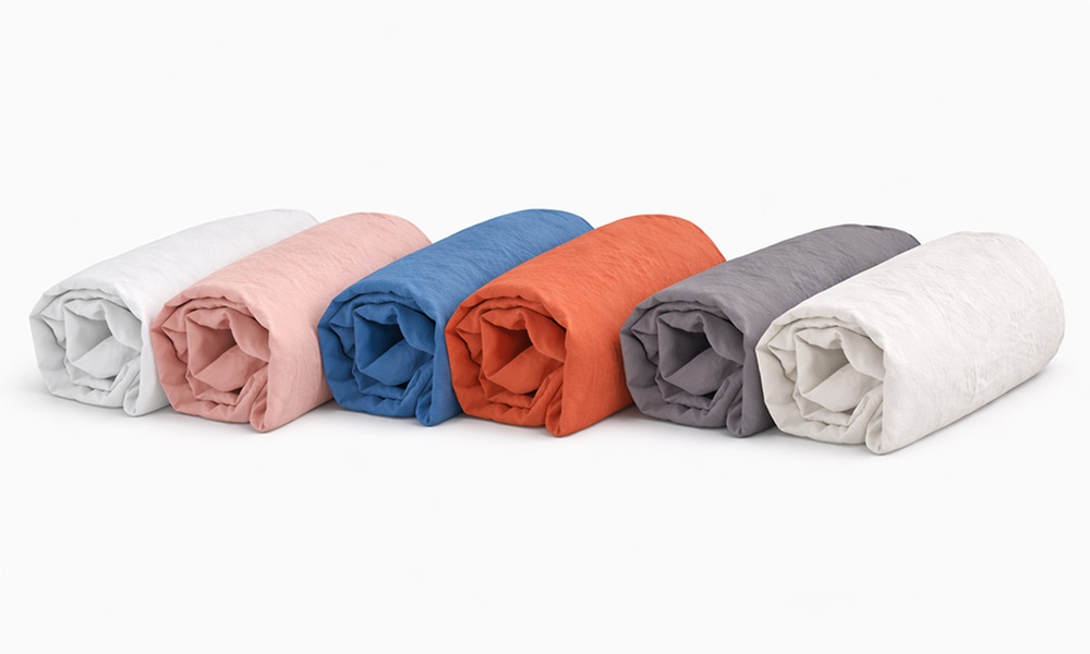 Lot de 3 draps-housse en microlavée