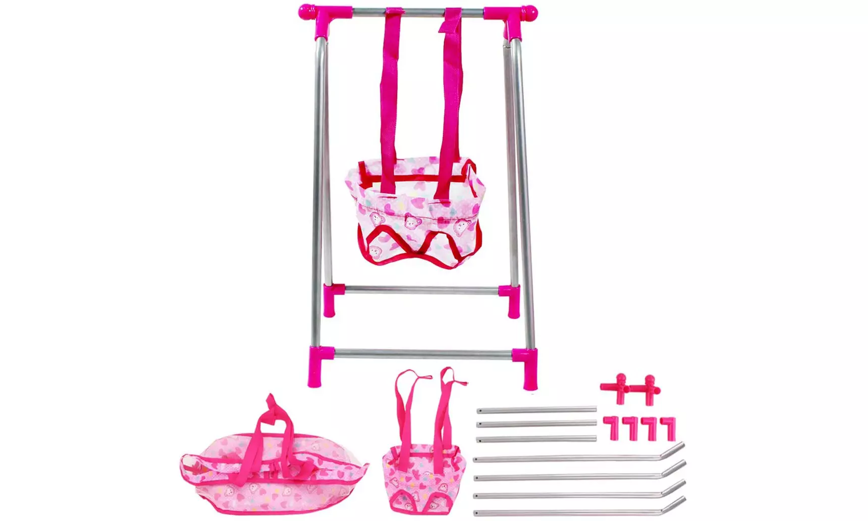 Deao Five-in-One Baby Doll Pretend Play Set with Accessories