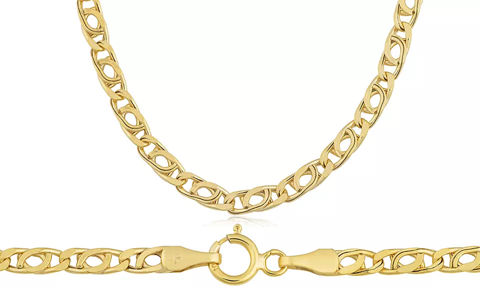 10K Yellow Gold Tiger's Eye Chain - Primary Image