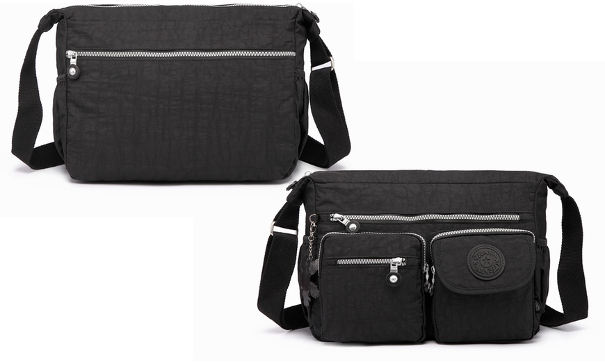 Image 3: Multi-Compartment Crossbody Bag