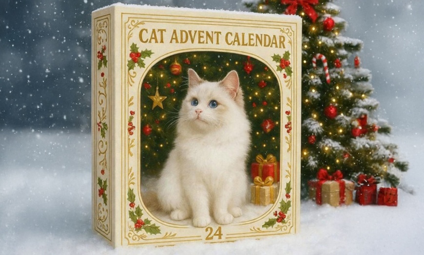 Image 1: Christmas Cat Countdown Calendar