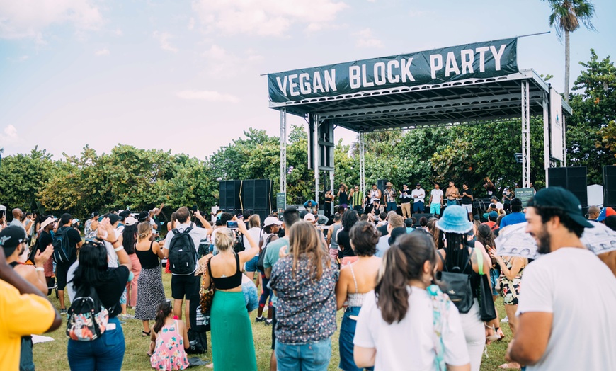 Image 1: General Admission to Vegan Block Party for Two or Four People