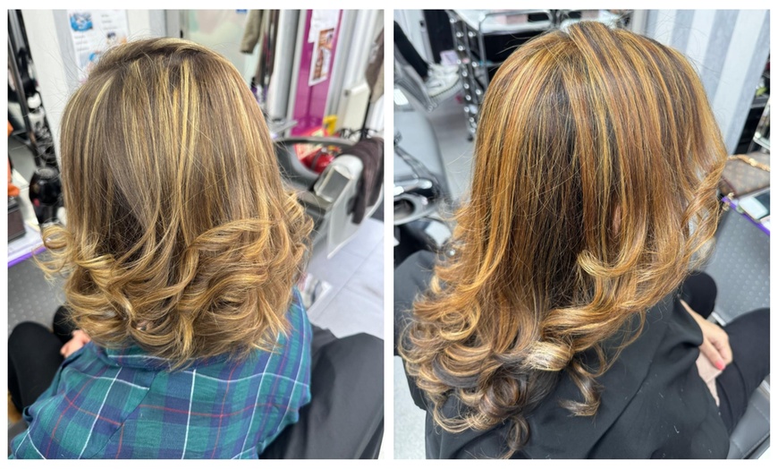 Image 1: Transform with Wash, Cut and Blow Dry with Conditioning or Highlights