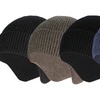 Image 2: Mens Winter Warm Knit Fleece Lined Beanie Hat with Ear Flaps