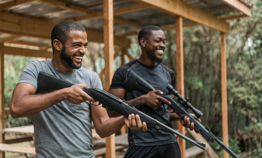 Image 10: Zet je vizier op scherp: boogschieten of buksschietenmet z'n tweeën