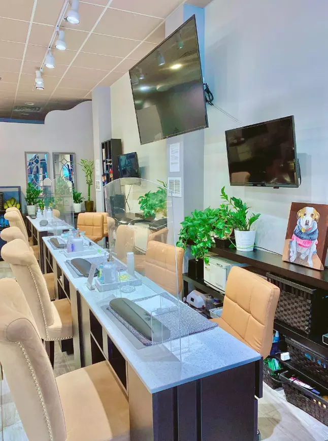 Manicure and Pedicure Combo with Collagen Mask, Reflexology & More