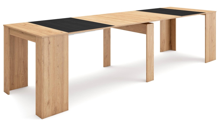 Image 33: Extendable Console Table for 6 people or up to 14 people