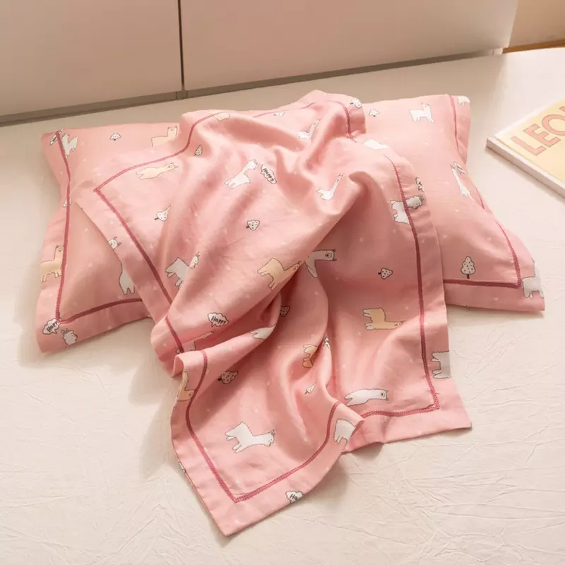 Breathable Pure Cotton Kids Pillowcase Pair