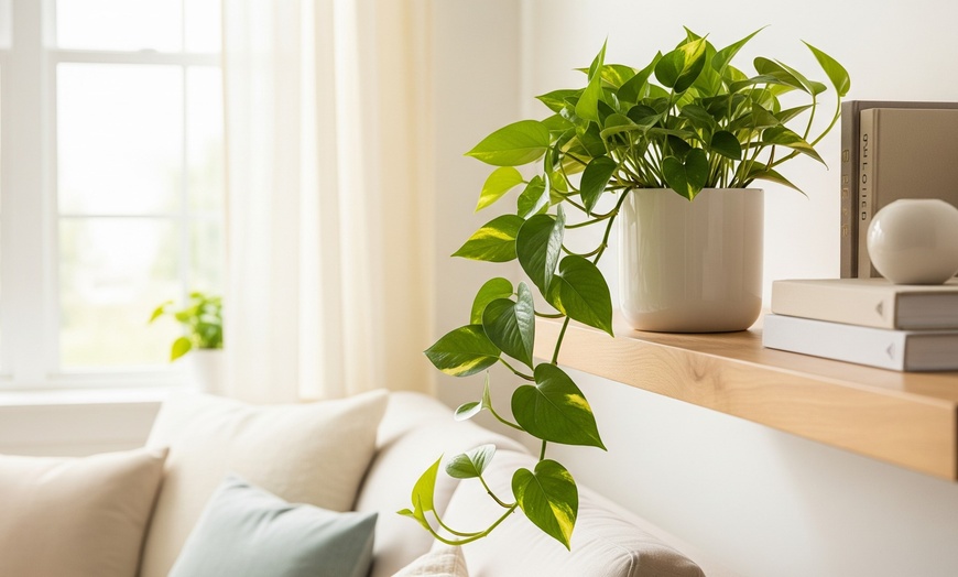 Image 2: Breathe Easier: Golden Pothos – Air-Purifying & Simple Care from House Plant Shop with Free Shipping Up to 15% Off