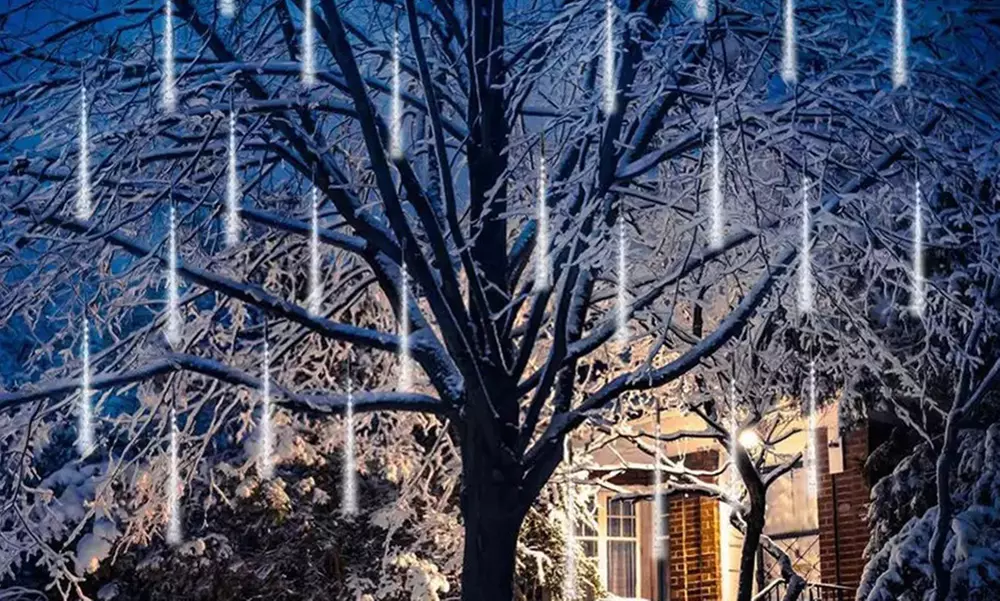 Fino a 2 confezioni di luci decorative a goccia impermeabili