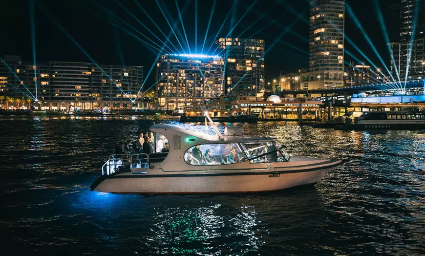 Image 4: Escape the Crowds with a 20-Min Sydney Harbour Vivid Cruise Experience