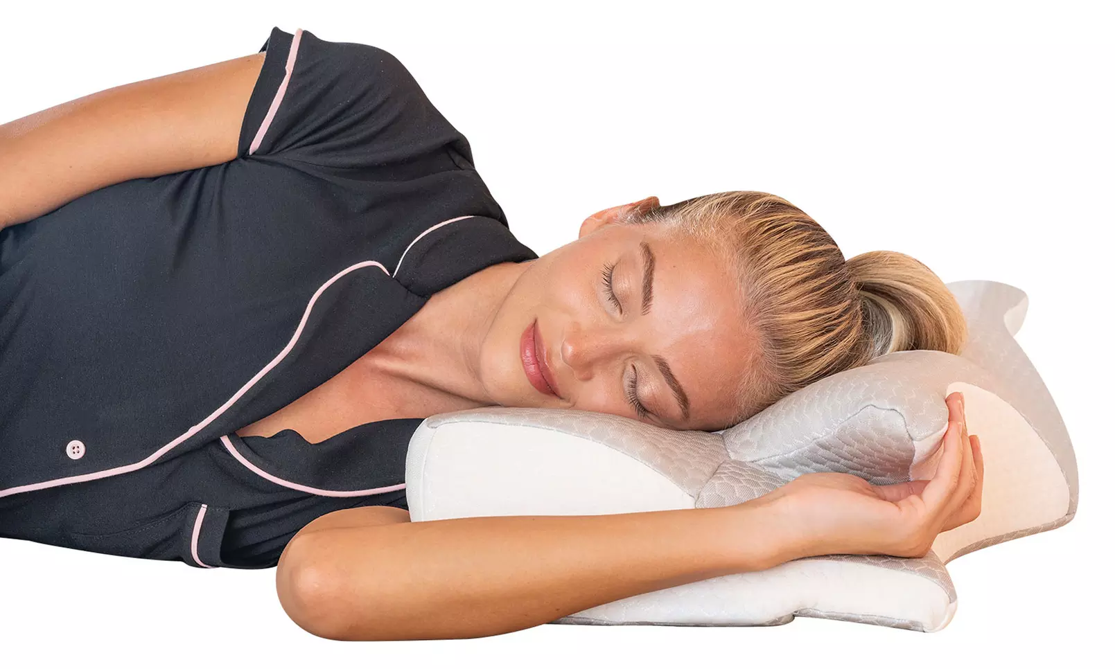 Memory-Schaum-Kissen Morfeo in Schmetterlingsform mit 6 Zonen