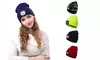 Extremely Bright LED Lighted Beanie Cap, USB Rechargeable-7 Colors To Pick From