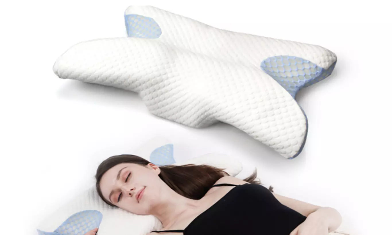 Cervical Ergonomic Memory Foam Neck Pillow