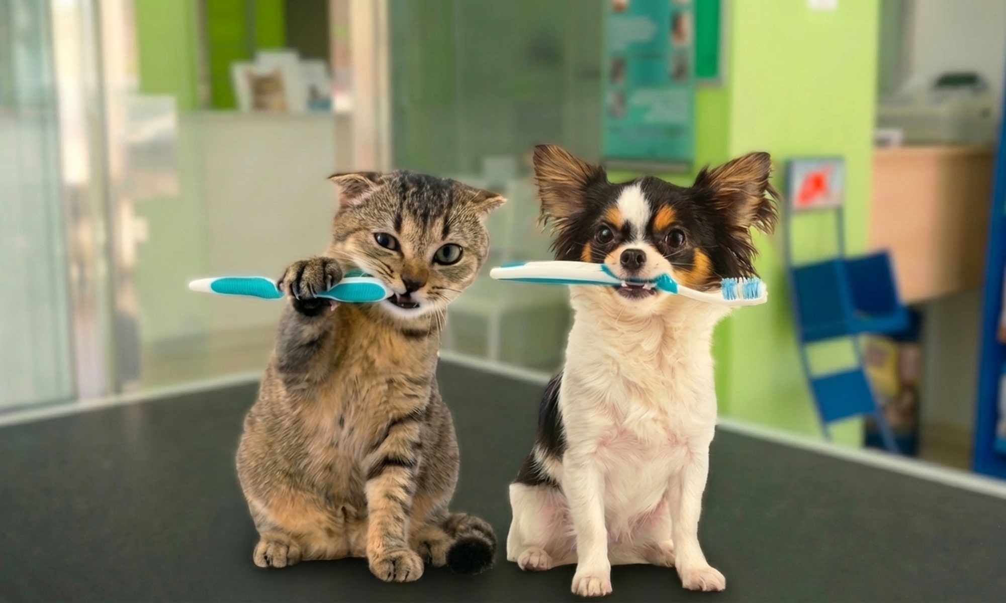 Higiene bucal para un perro o gato de hasta 30 kg, con diagnóstico