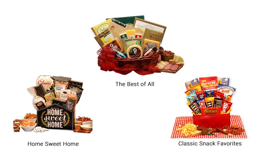 Image 8: Blooms Today Gourmet Gift Baskets with Delivery Included! (Up to 60% Off)