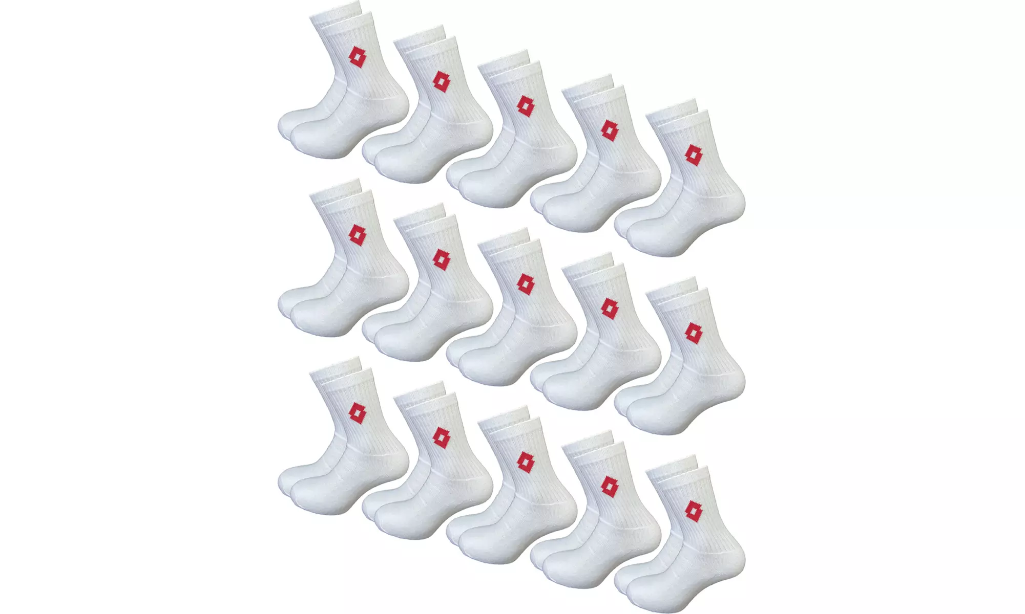 6, 12 o 15 paia di calzini sportivi Sergio Tacchini o Lotto