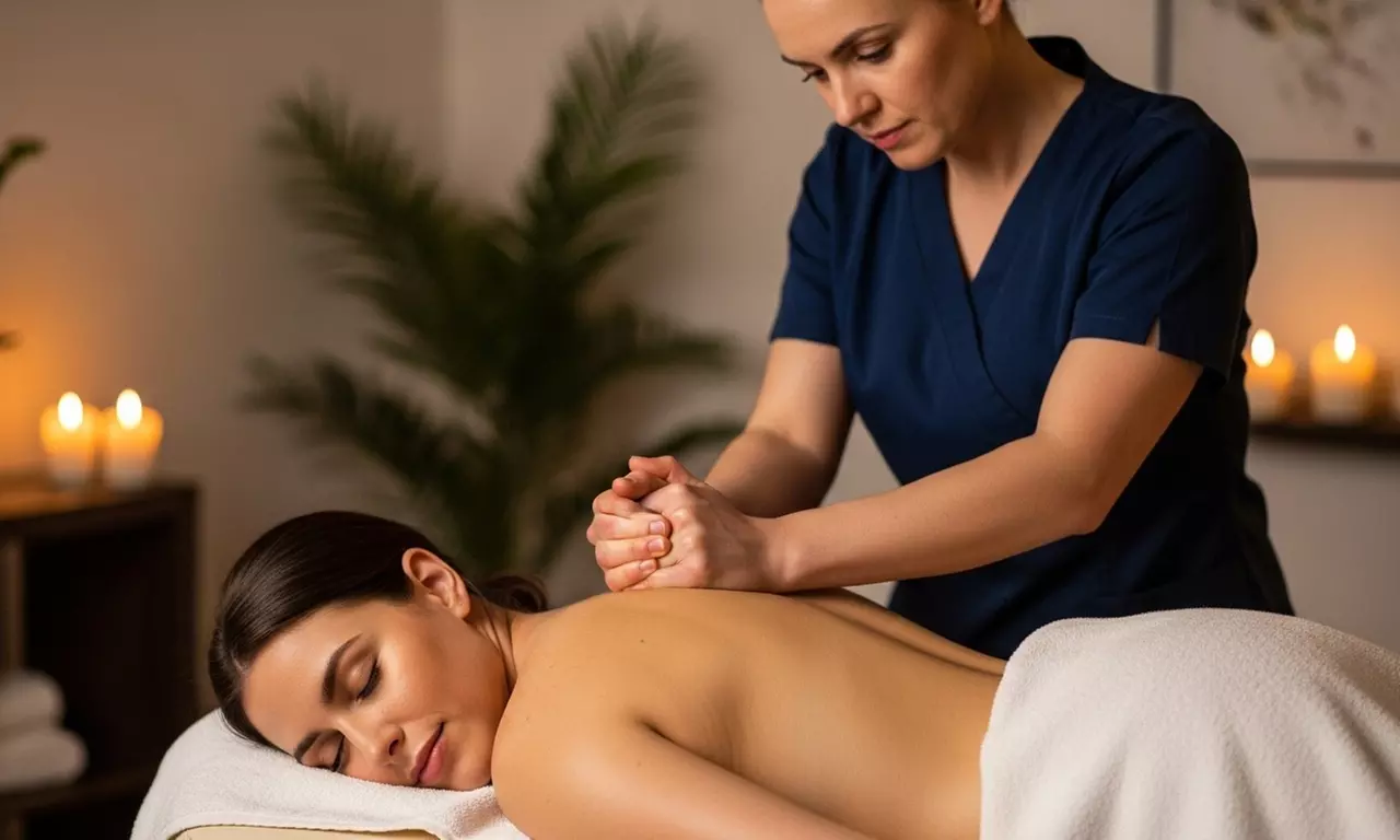 1, 2, or 3 60-Min Deep-Tissue Massage +Aromatherapy+Red Light+Hot Pack