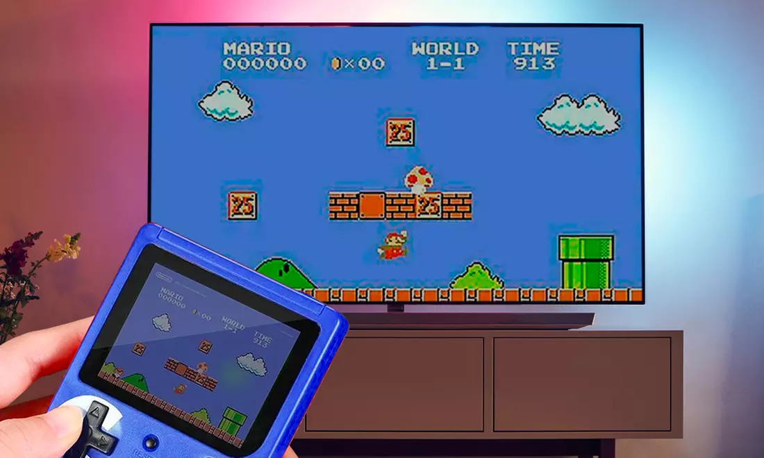 Console portative Sup Game Box, 400 jeux et écran LCD