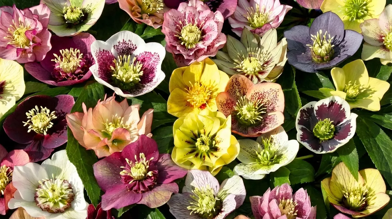Hellebore Breeder’s Mix Winter-Flowering Perennial Plug Plants