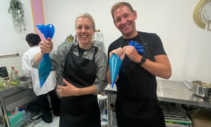 Image 19: French Macaron or Chocolate Profiteroles Baking Classes for 1 or 2