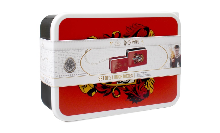 Image 7: Set of Two or Three Harry Potter Lunch Boxes
