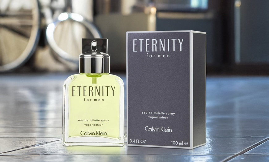 Image 1: Calvin Klein Eternity Eau de Toilette Spray for Men 3.4 Fl. Oz.
