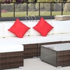 Image 7: Outsunny Rattan-Effect Sofa Set, with a Coffee Table