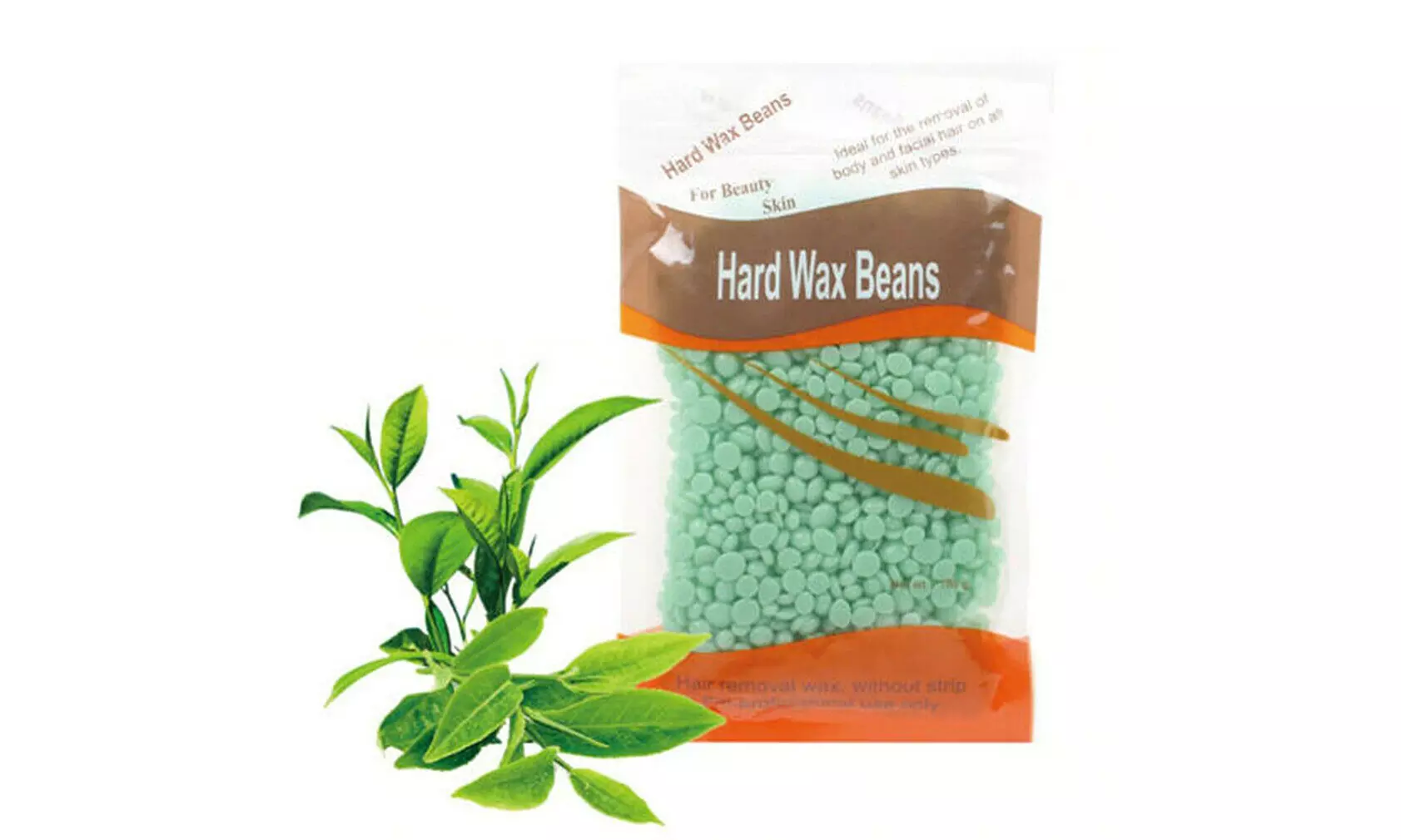 200g Natural Hard Wax Beans Beads for Painless Body Hair Removal Waxing Warmer