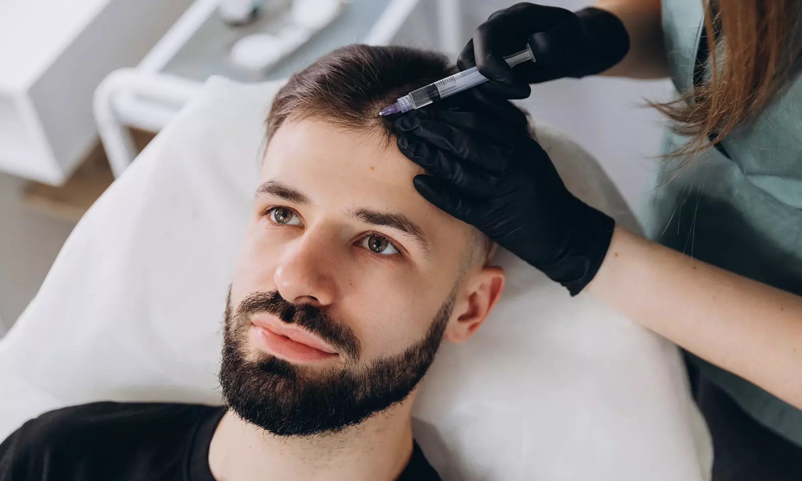 Platelet-Rich Plasma (PRP) Hair Rejuvenation for Men at Manspa San Diego (Up to 30% Off) - Primary Image
