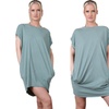 Image 7: Want Clothing Oversized Sleeveless Hi-lo Back Baggy T-Shirt Dress