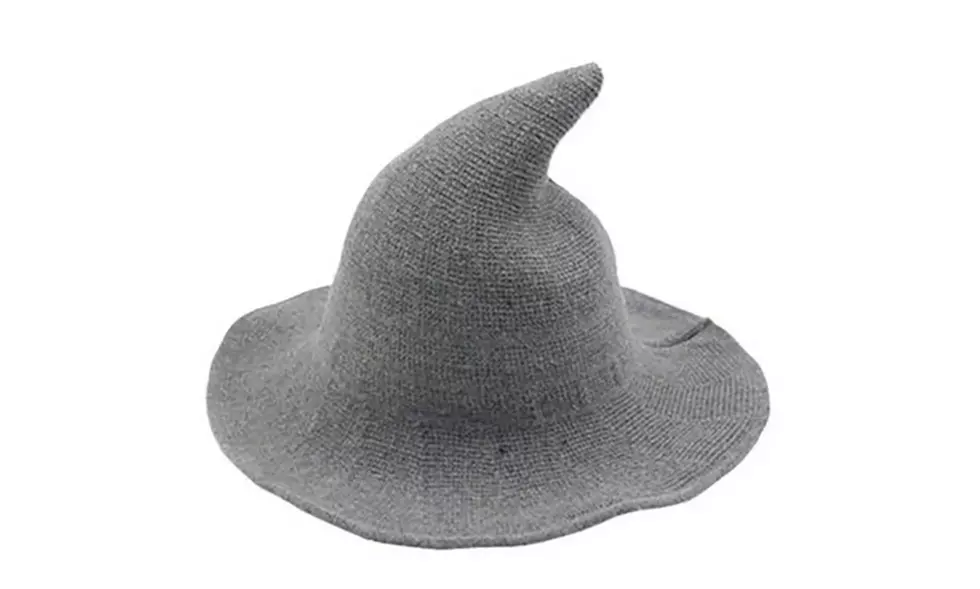 Women Witch Hat Modern Halloween Witch Hat Wool - Second Medium