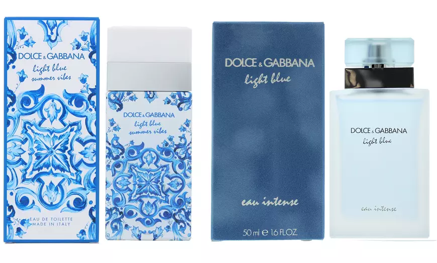 Image 1: Women's Dolce & Gabbana Light Blue Eau Intense or Summer Vibes