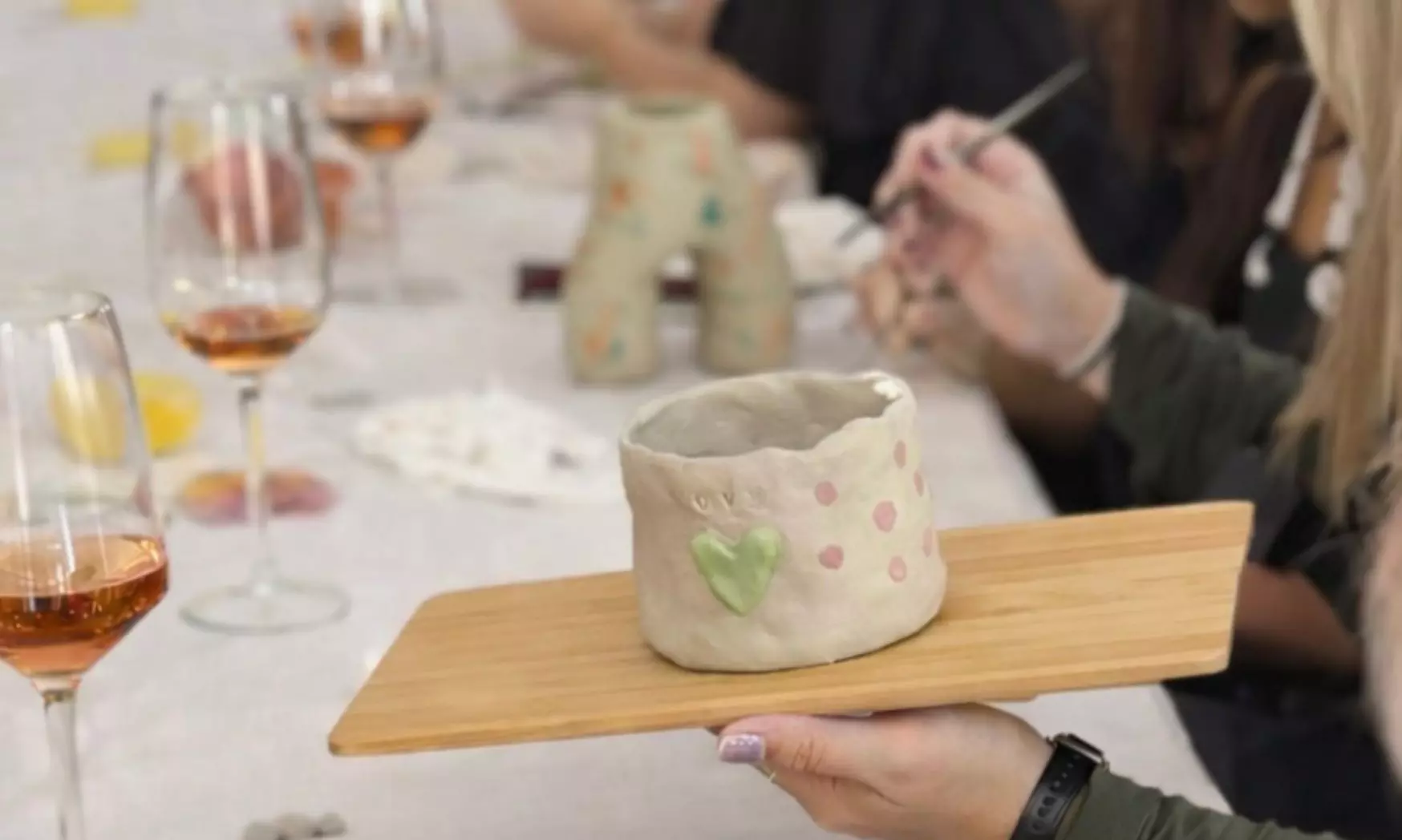 Sesión de cerámica creativa con bebida de cortesía para 1 o 2 personas