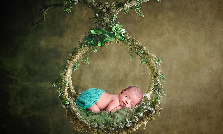 Image 1: Newborn Photography: Get a Standard, Deluxe or Solo Collection