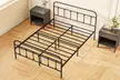 HomCom Metal Bed Frames in Various Sizes and Colours - Second Medium